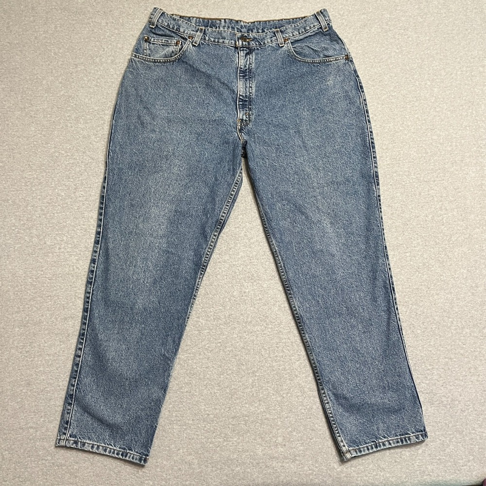 Vintage Levis Jeans Mens 40X30 Blue 545 Loose Fit Copper Tab Medium Wash Denim